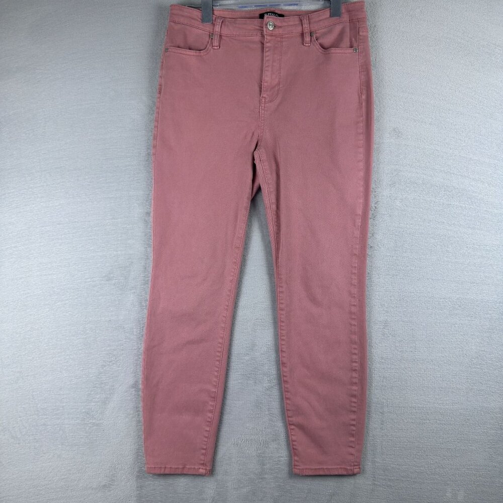 Buffalo David Bitton Havana Ankle Skinny Jeans Womens SZ 8/29 Soft Stretch Pink